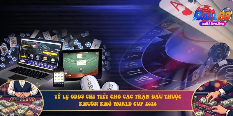 Tỷ lệ Odds chi tiết cho các trận đấu thuộc khuôn khổ World Cup 2026 Tỷ lệ Odds chi tiết cho các trận đấu thuộc khuôn khổ World Cup 2026