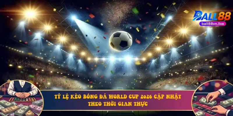 Tỷ lệ kèo bóng đá World Cup 2026 cập nhật theo thời gian thực Tỷ lệ kèo bóng đá World Cup 2026 cập nhật theo thời gian thực