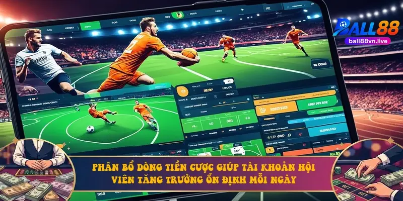 Phân bổ dòng tiền cược giúp tài khoản hội viên tăng trưởng ổn định mỗi ngày Phân bổ dòng tiền cược giúp tài khoản hội viên tăng trưởng ổn định mỗi ngày